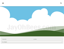 Tablet Screenshot of jayohbees.com